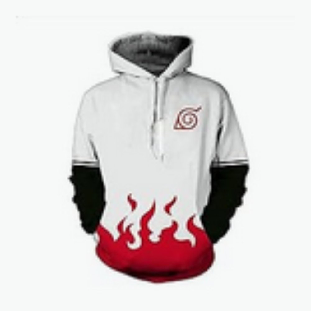 Naruto Shippuden Men’s  Hooded Sweatshirt, XXL